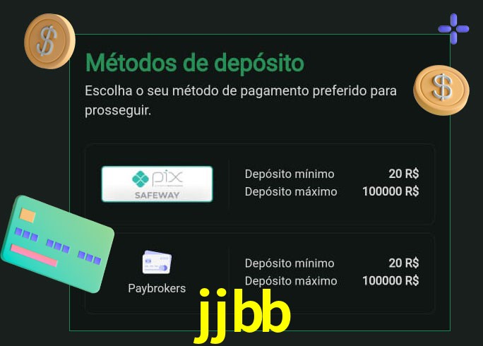 O cassino jjbb oferece uma grande variedade de métodos de pagamento